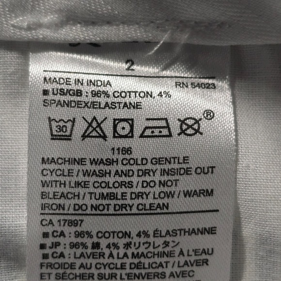 Banana Republic Avery Striped Cropped Pants Casual Career Woman Size 2 Stretchy‎ - Picture 8 of 9